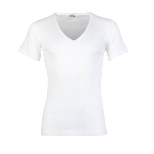 Beeren Bodywear wit T-shirt diepe V-hals